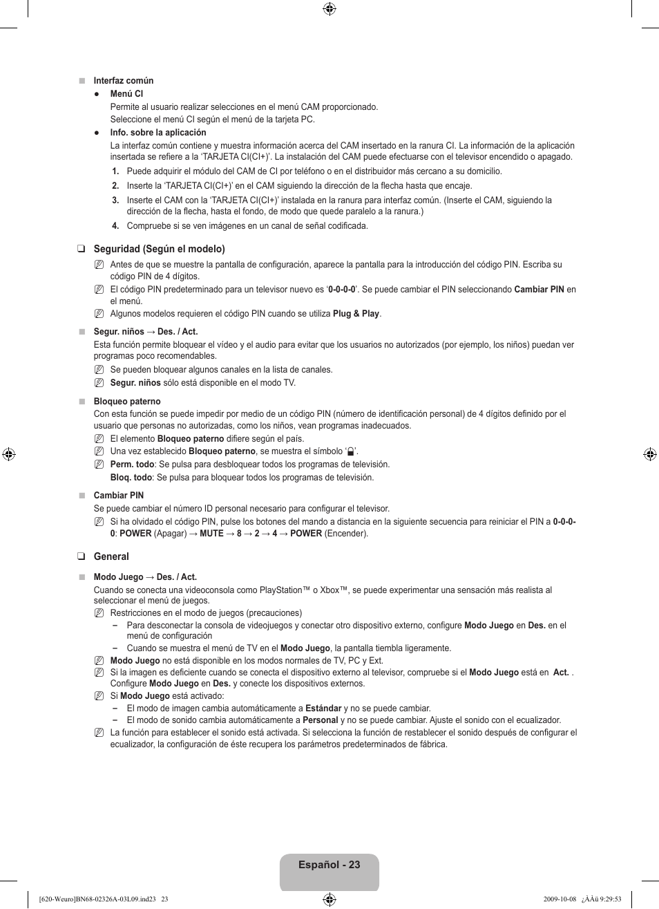 Samsung LE46B620R3W User Manual | Page 281 / 458