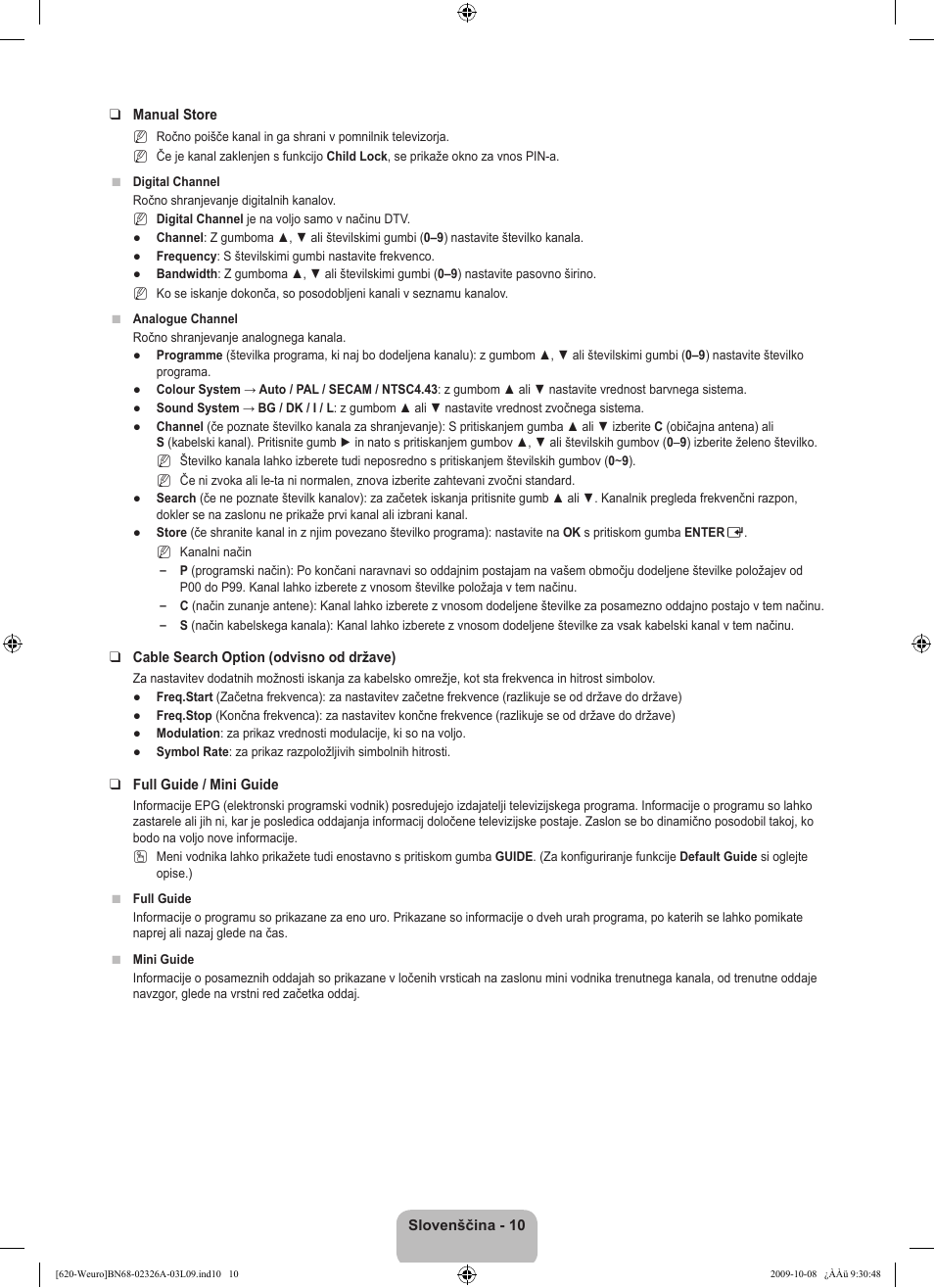 Samsung LE46B620R3W User Manual | Page 364 / 458