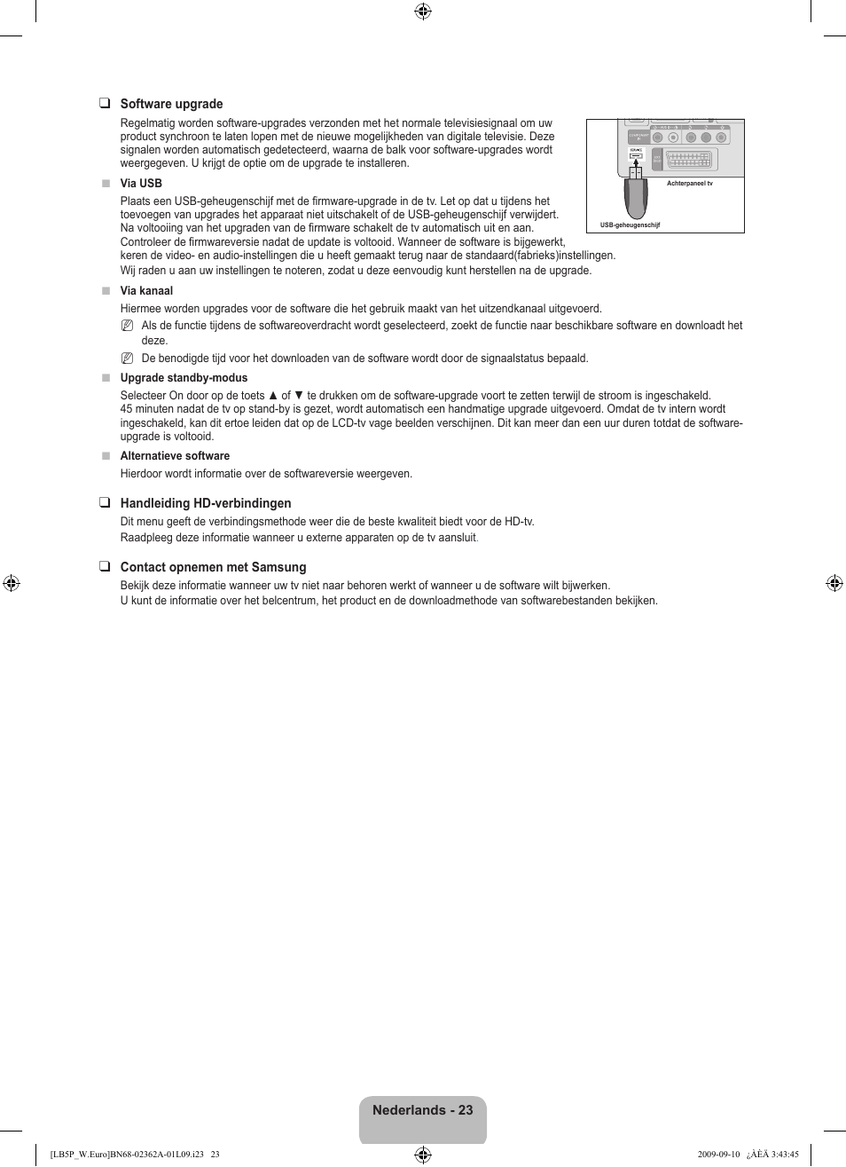 Samsung LE46B530P7W User Manual | Page 133 / 336