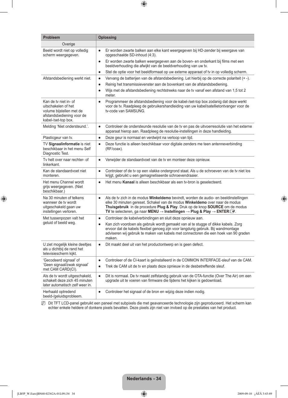 Samsung LE46B530P7W User Manual | Page 144 / 336