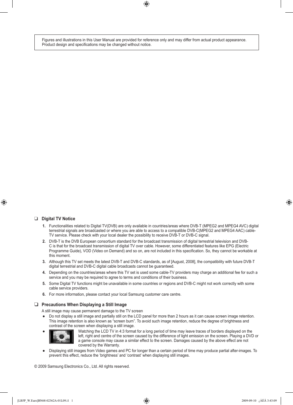 Samsung LE46B530P7W User Manual | Page 2 / 336
