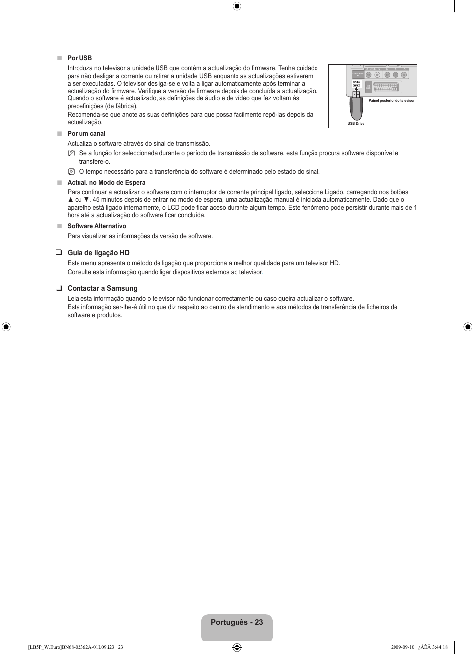 Samsung LE46B530P7W User Manual | Page 243 / 336