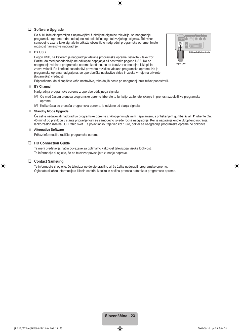 Samsung LE46B530P7W User Manual | Page 279 / 336