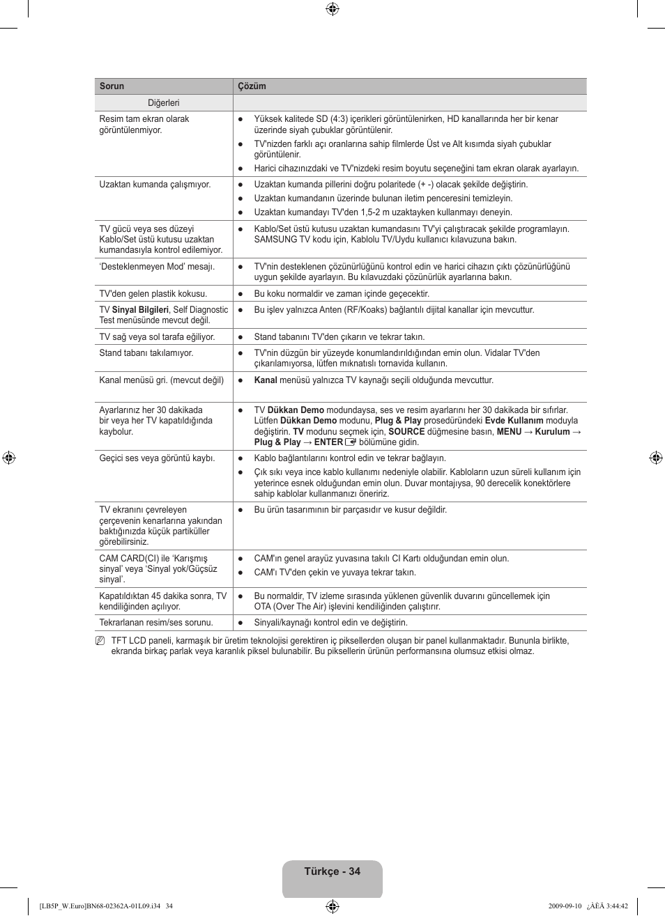 Samsung LE46B530P7W User Manual | Page 326 / 336