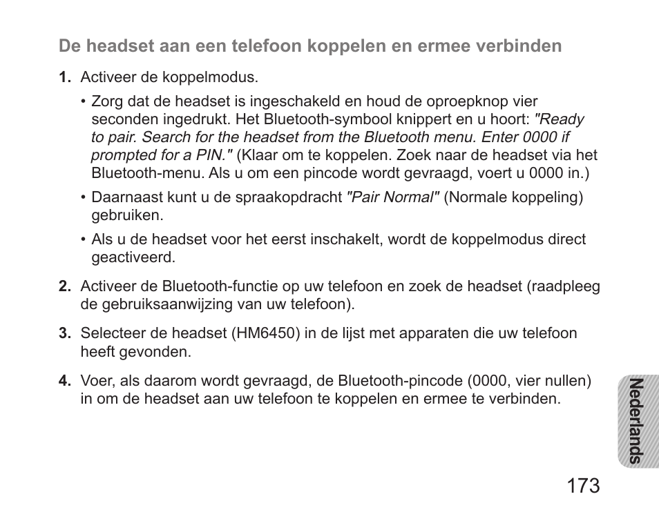 Samsung HM6450 User Manual | Page 175 / 195