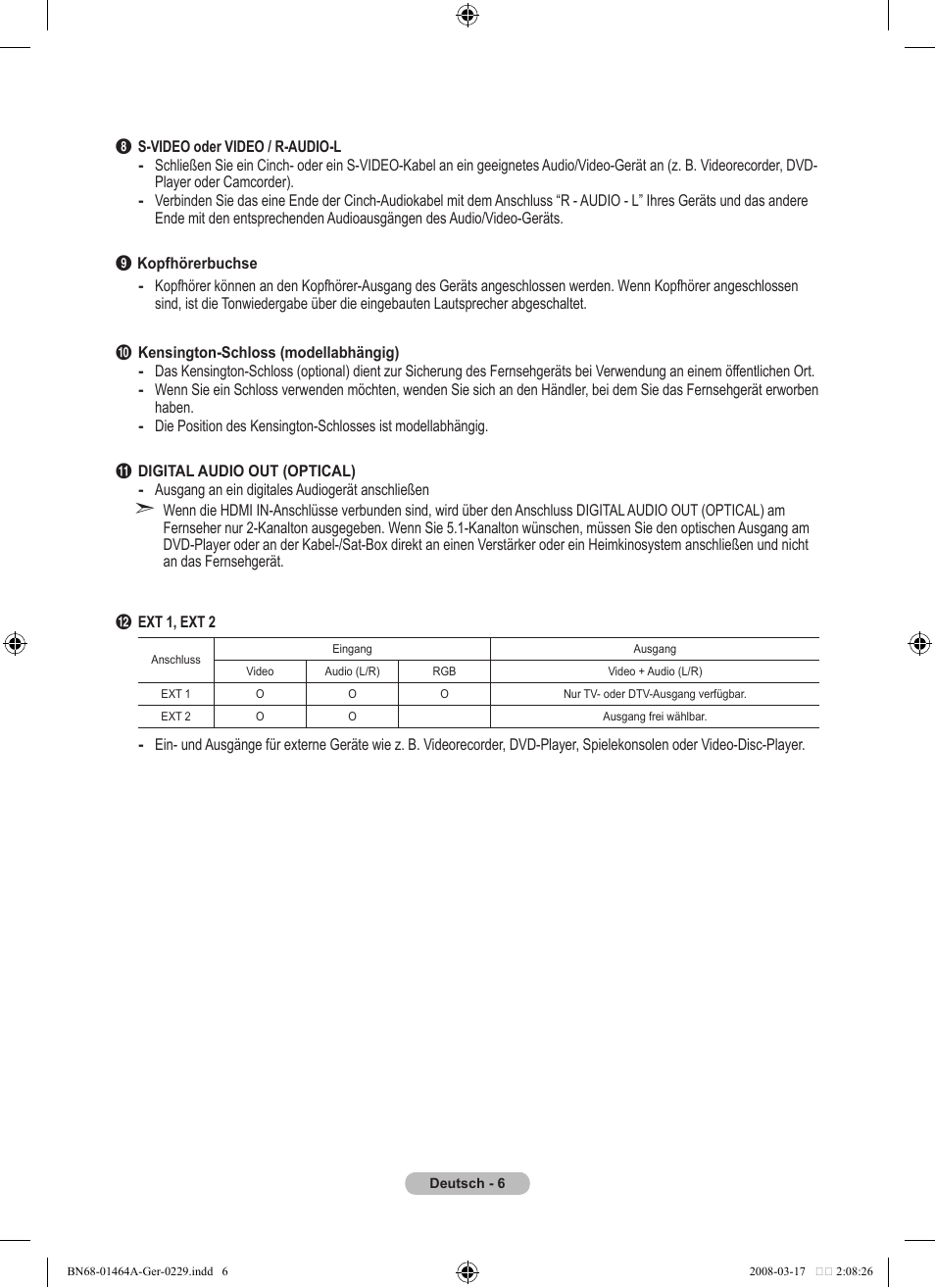 Samsung LE32A436T1D User Manual | Page 124 / 468