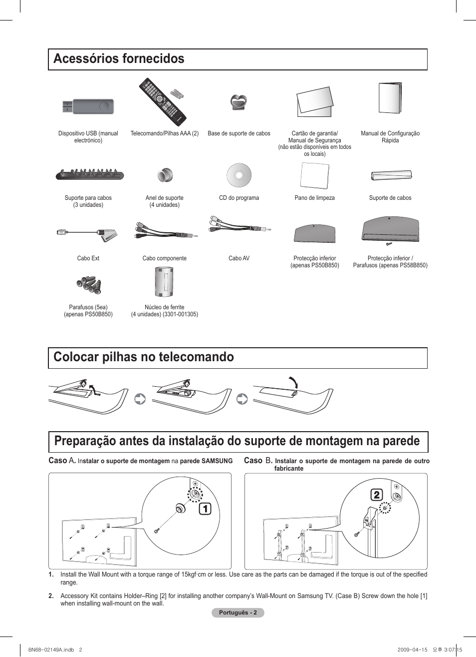 Samsung PS58B850Y1P User Manual | Page 66 / 95