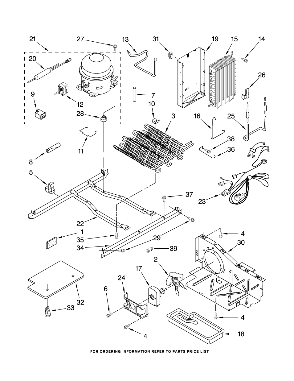 Unit, Unit parts | Amana ASD2522VRS00 User Manual | Page 15 / 21
