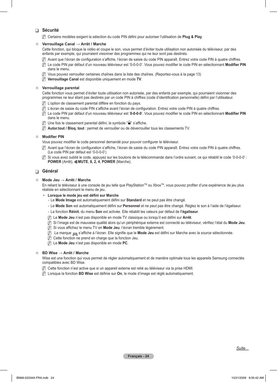 Samsung PS58B850Y1P User Manual | Page 106 / 655