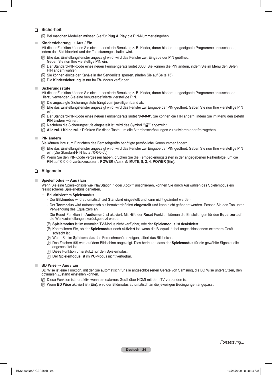Samsung PS58B850Y1P User Manual | Page 177 / 655
