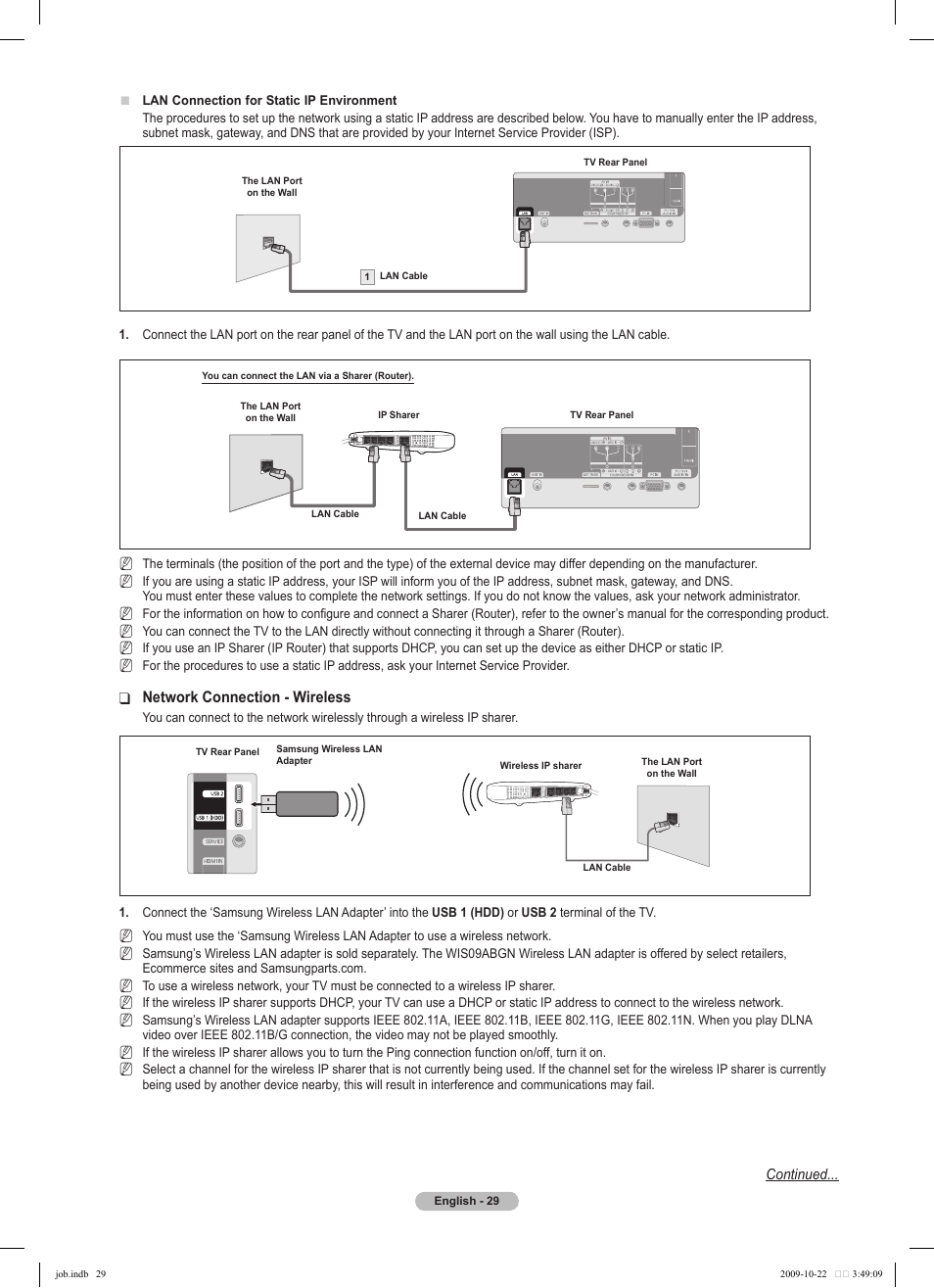 Samsung PS58B850Y1P User Manual | Page 29 / 655