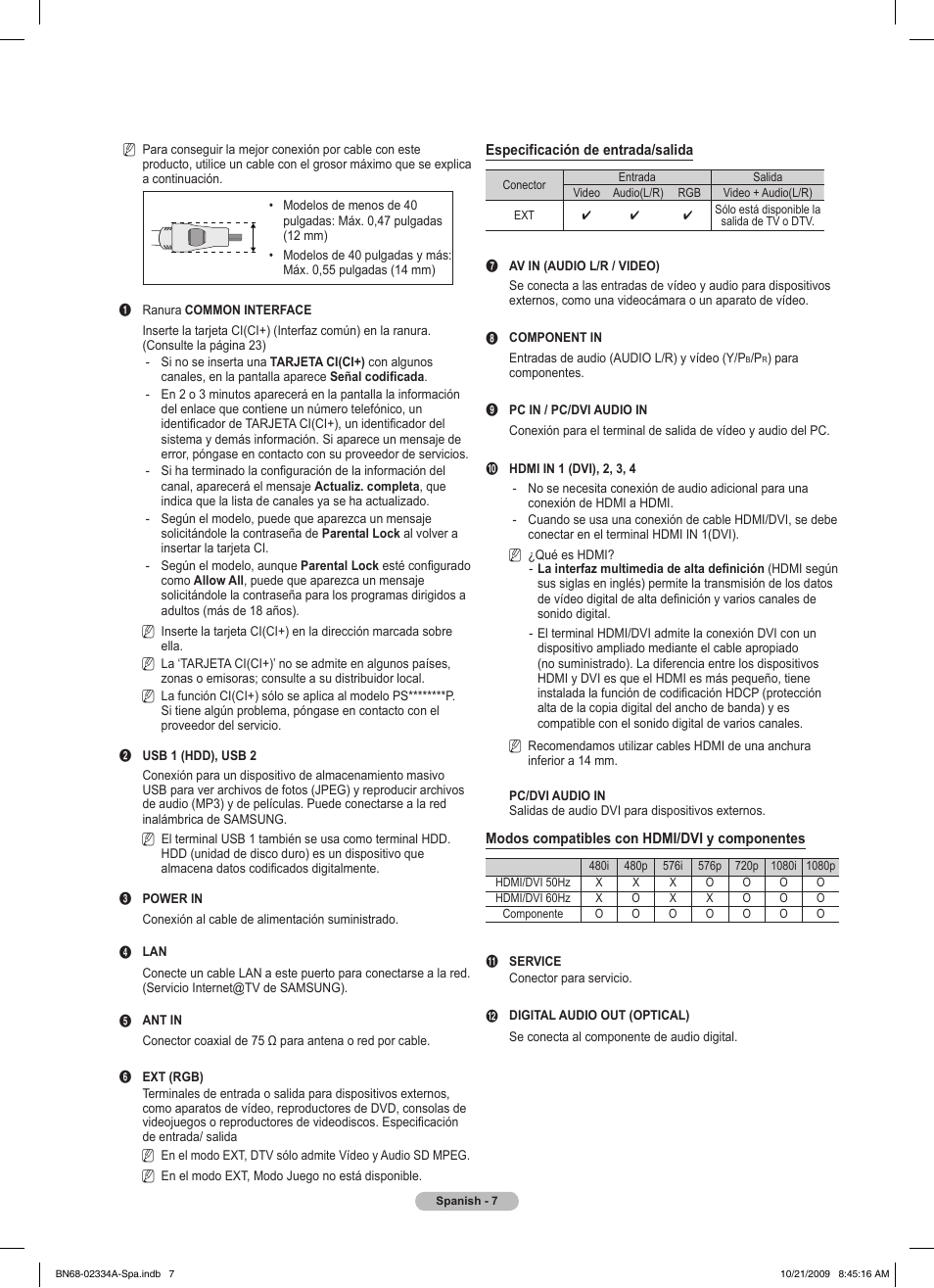 Samsung PS58B850Y1P User Manual | Page 374 / 655