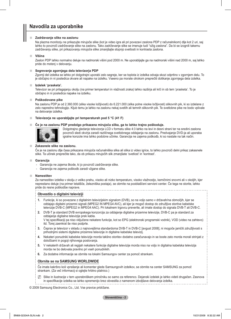 Navodila za uporabnike | Samsung PS58B850Y1P User Manual | Page 511 / 655