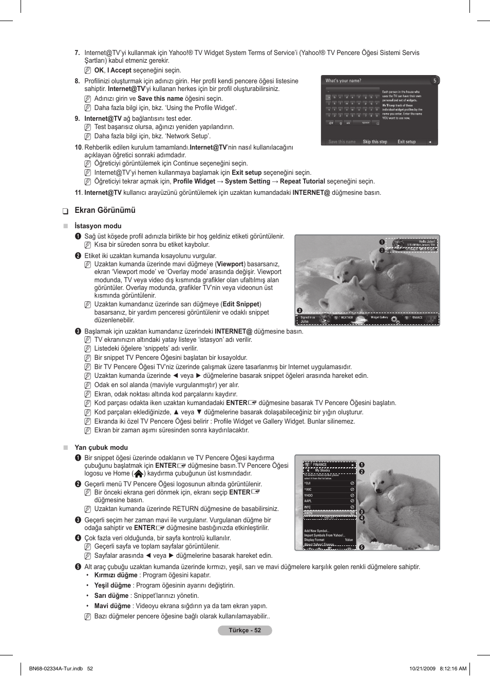 Ekran görünümü | Samsung PS58B850Y1P User Manual | Page 632 / 655