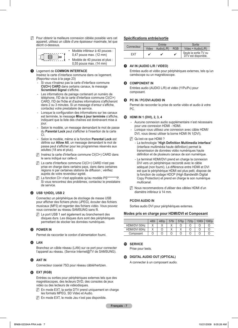 Samsung PS58B850Y1P User Manual | Page 89 / 655
