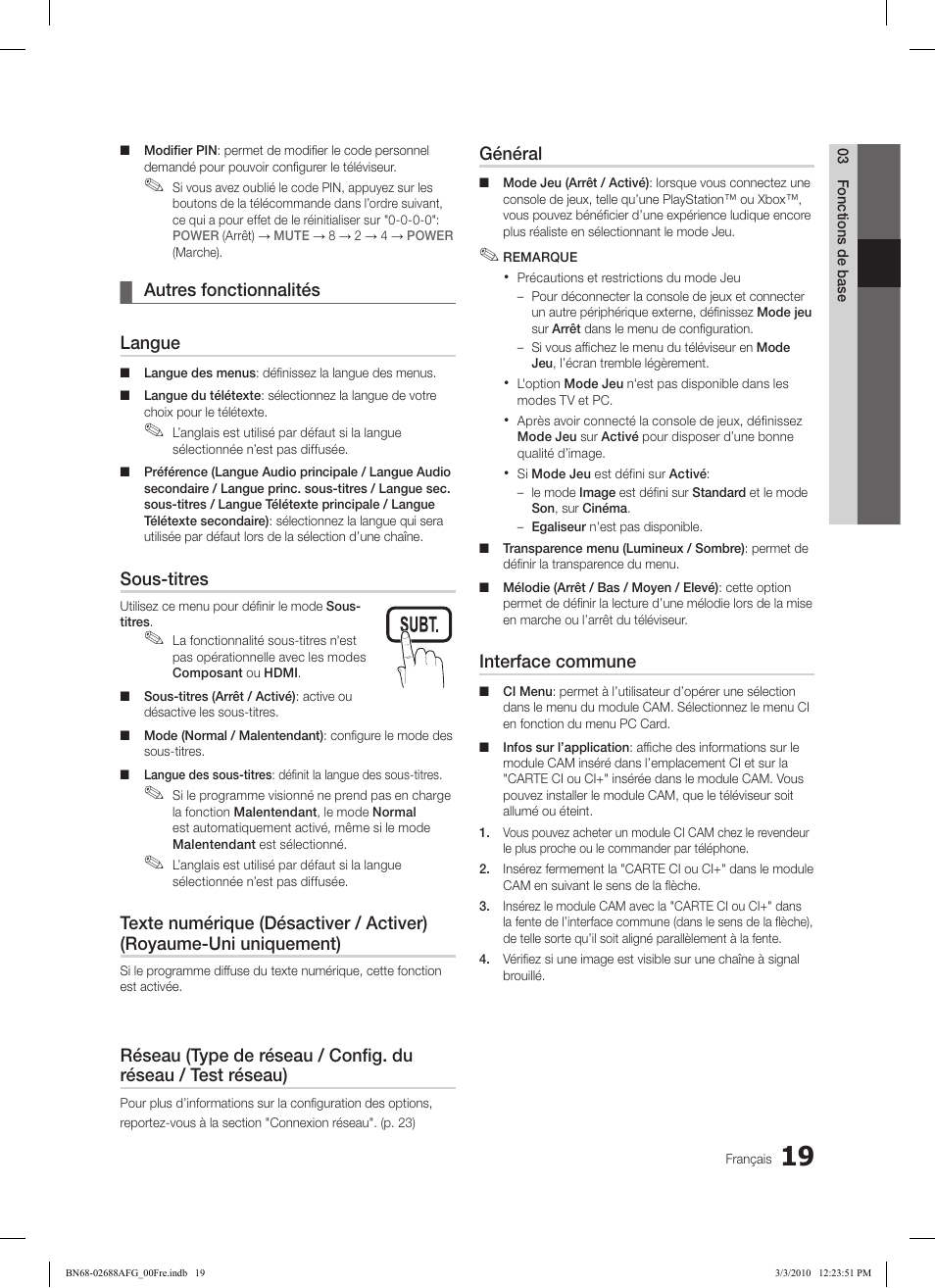 Samsung LE37C550J1W User Manual | Page 115 / 194