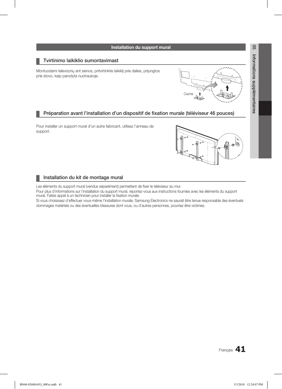 Samsung LE37C550J1W User Manual | Page 137 / 194