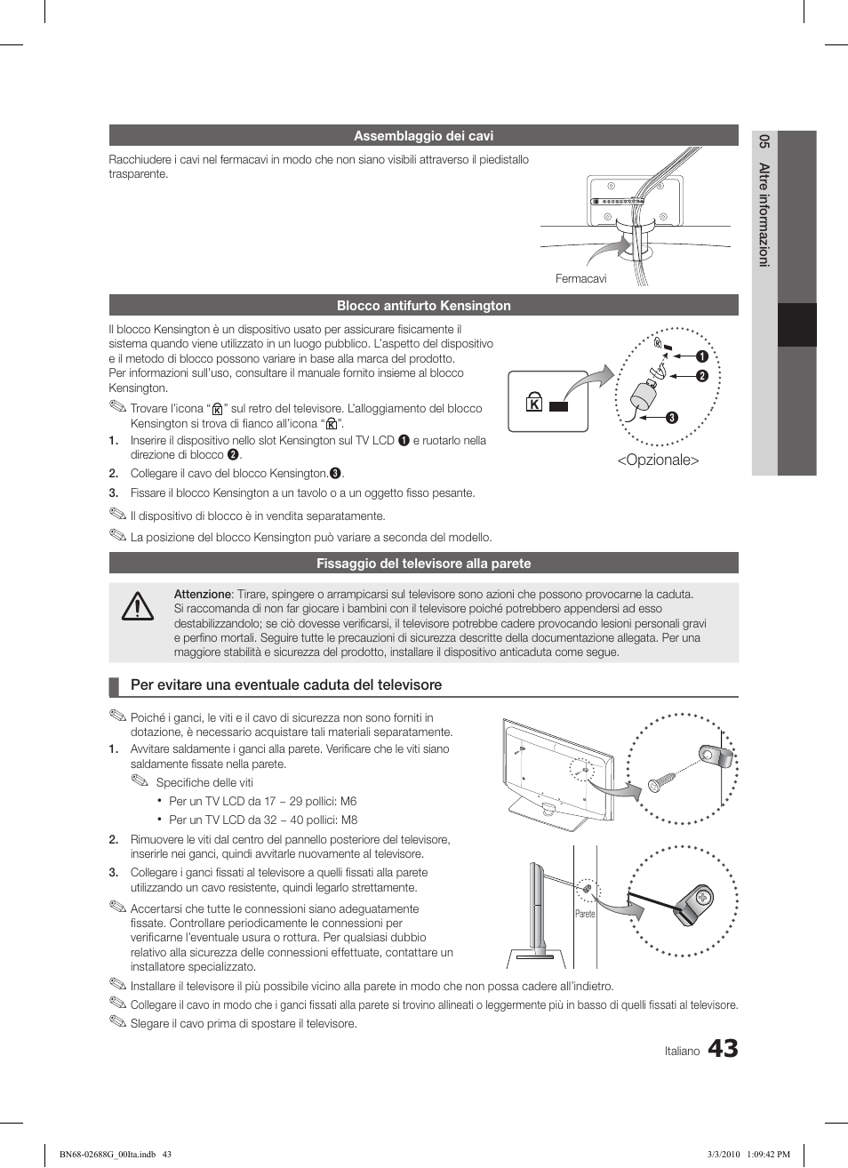 Samsung LE37C550J1W User Manual | Page 187 / 194