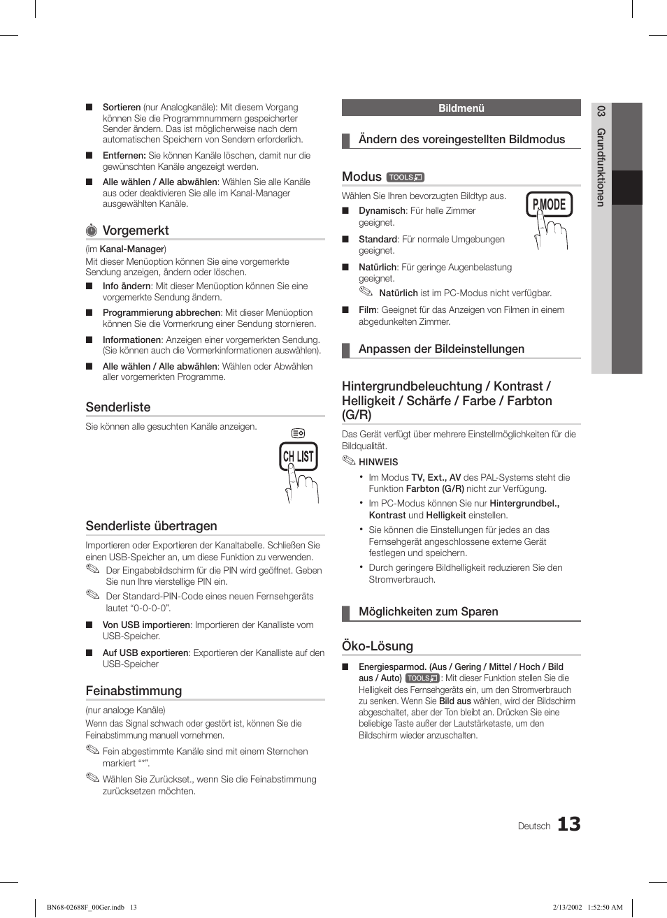 Subt. dual i-ii p.mode s.mode source, Hdmi, Ch list | Samsung LE37C550J1W User Manual | Page 61 / 194