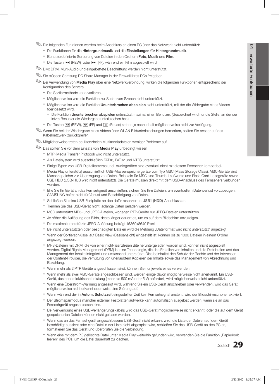 Samsung LE37C550J1W User Manual | Page 77 / 194