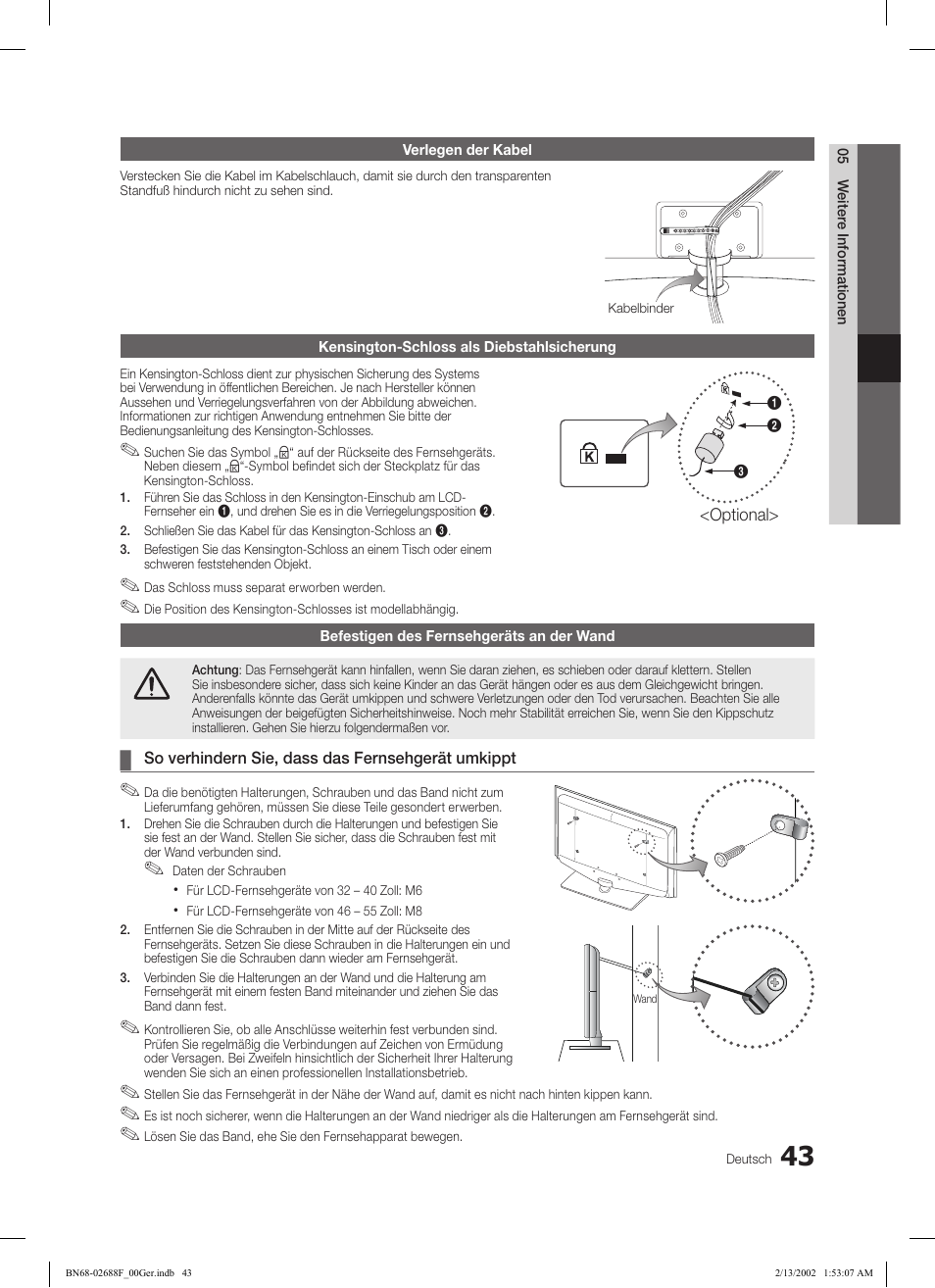 Samsung LE37C550J1W User Manual | Page 91 / 194