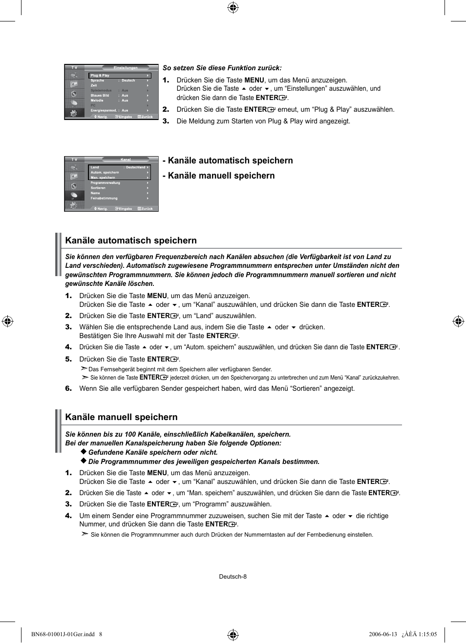 Samsung LE32S71B User Manual | Page 62 / 187
