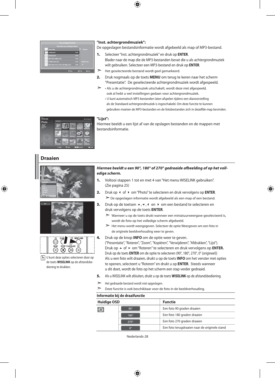 Draaien | Samsung LE46F71B User Manual | Page 162 / 312