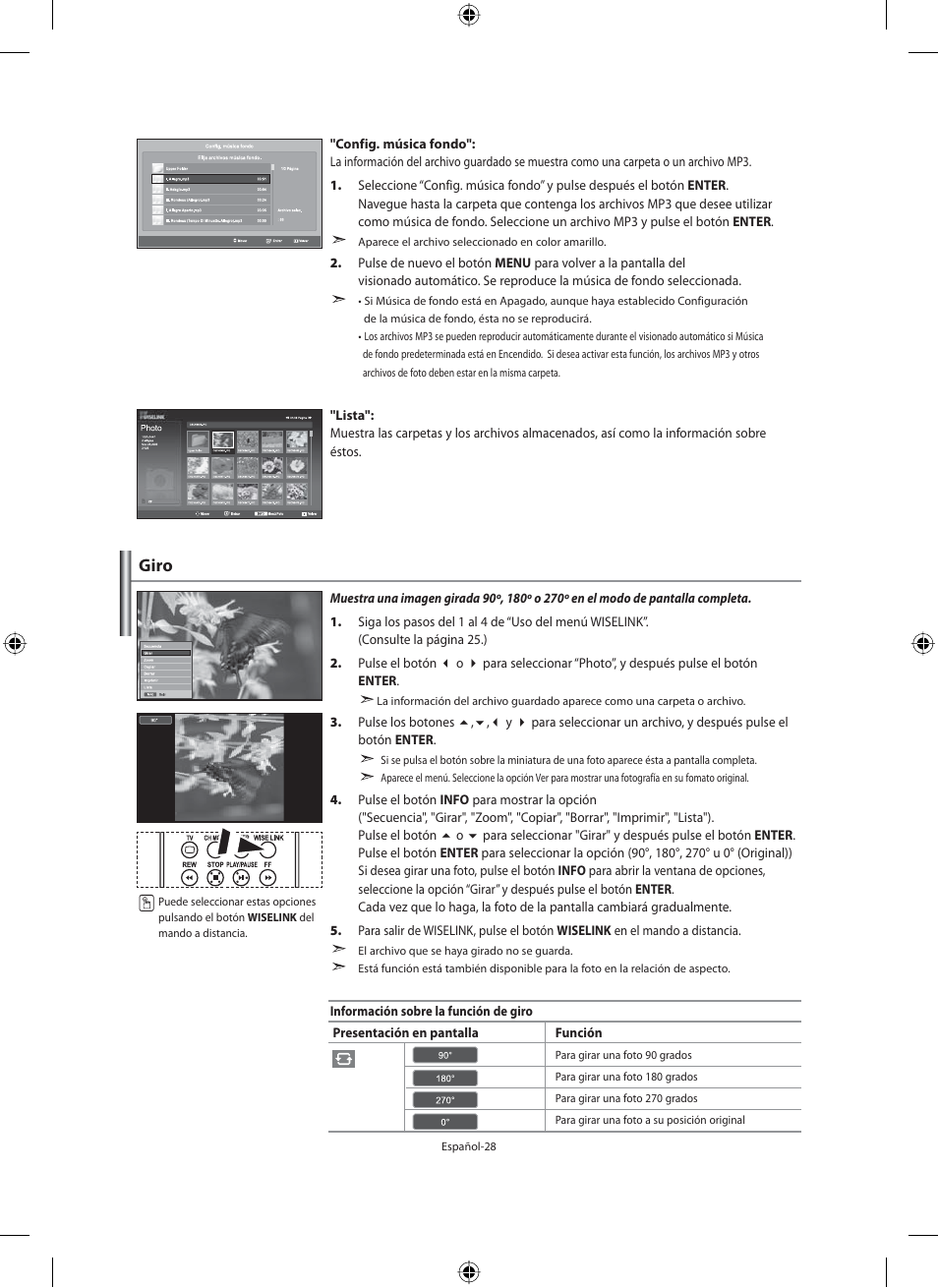 Giro | Samsung LE46F71B User Manual | Page 206 / 312