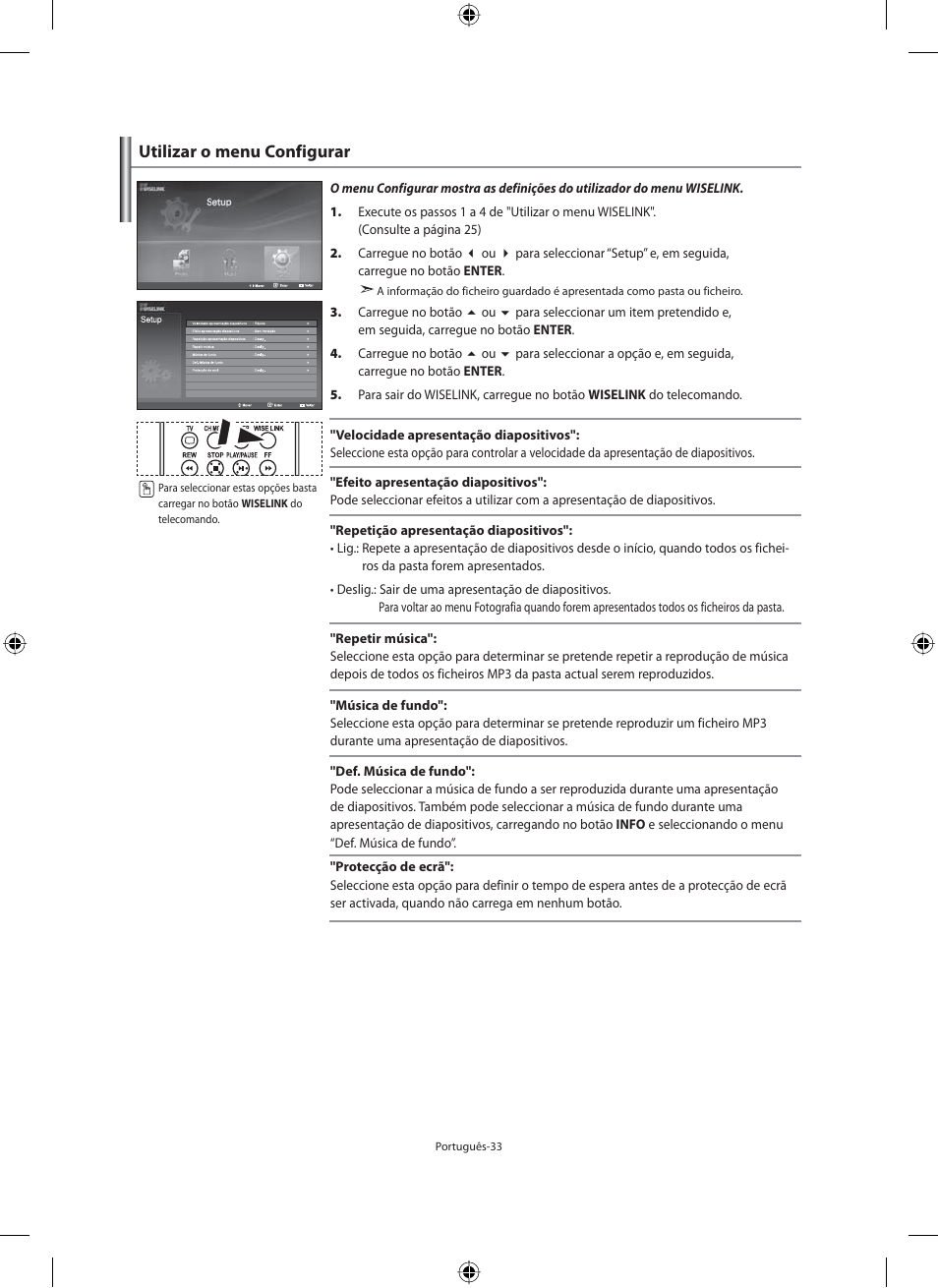 Utilizar o menu configurar | Samsung LE46F71B User Manual | Page 255 / 312