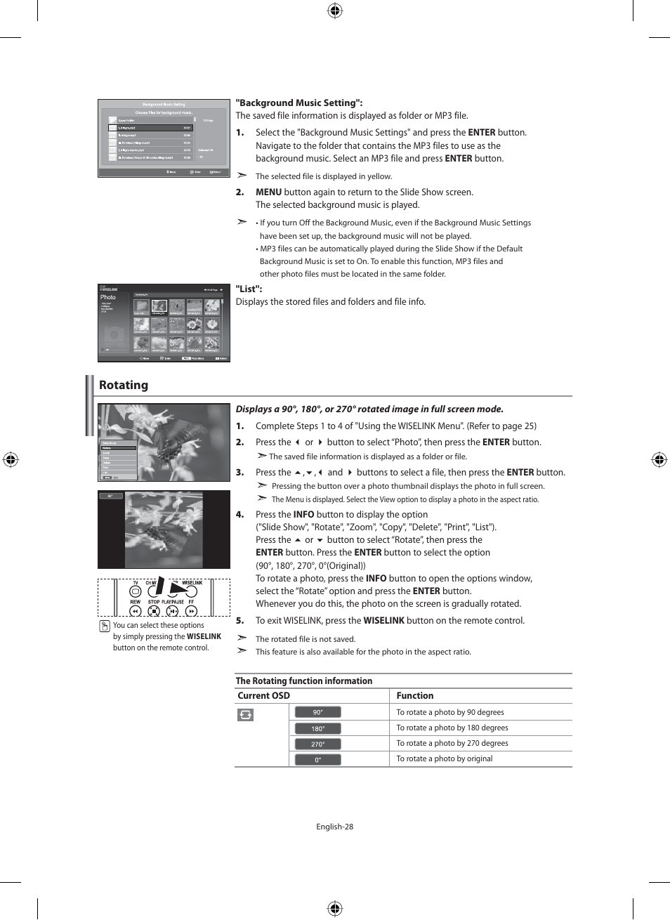 Rotating, Zooming-in | Samsung LE46F71B User Manual | Page 30 / 312