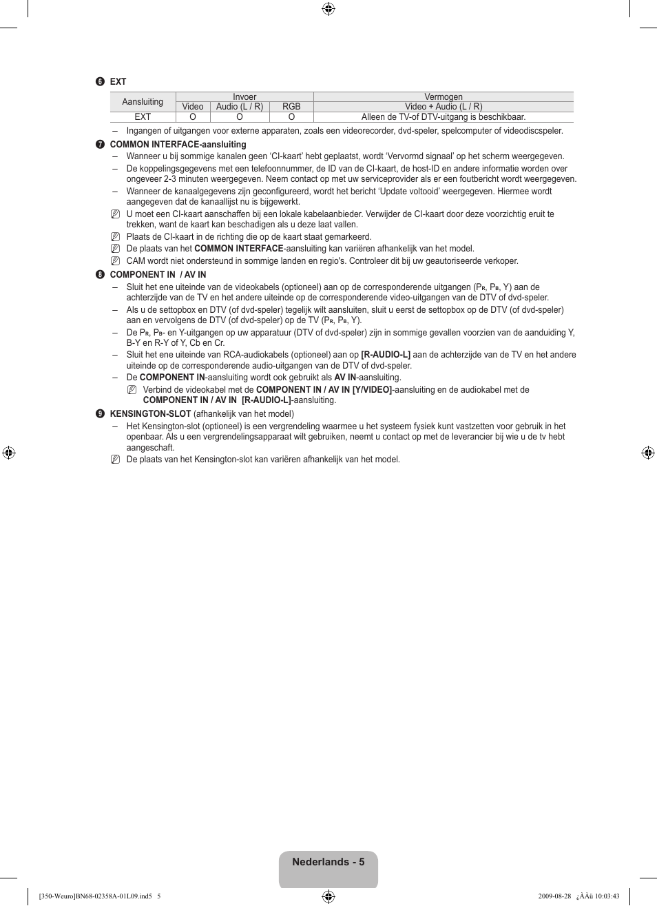 Samsung LE26B350F1W User Manual | Page 103 / 296