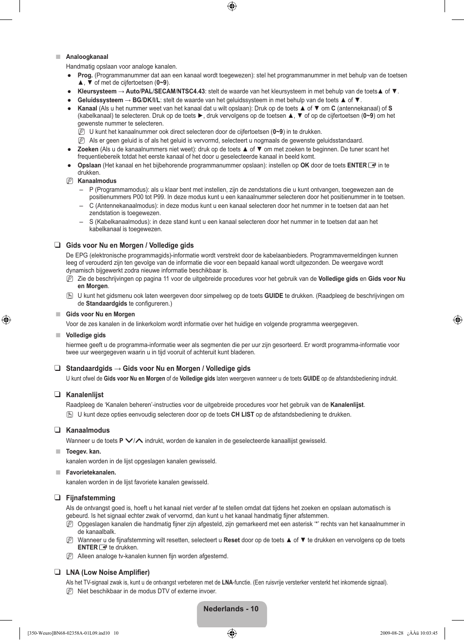 Samsung LE26B350F1W User Manual | Page 108 / 296