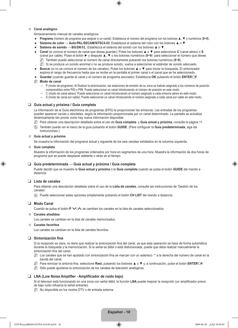 Samsung LE26B350F1W User Manual | Page 172 / 296