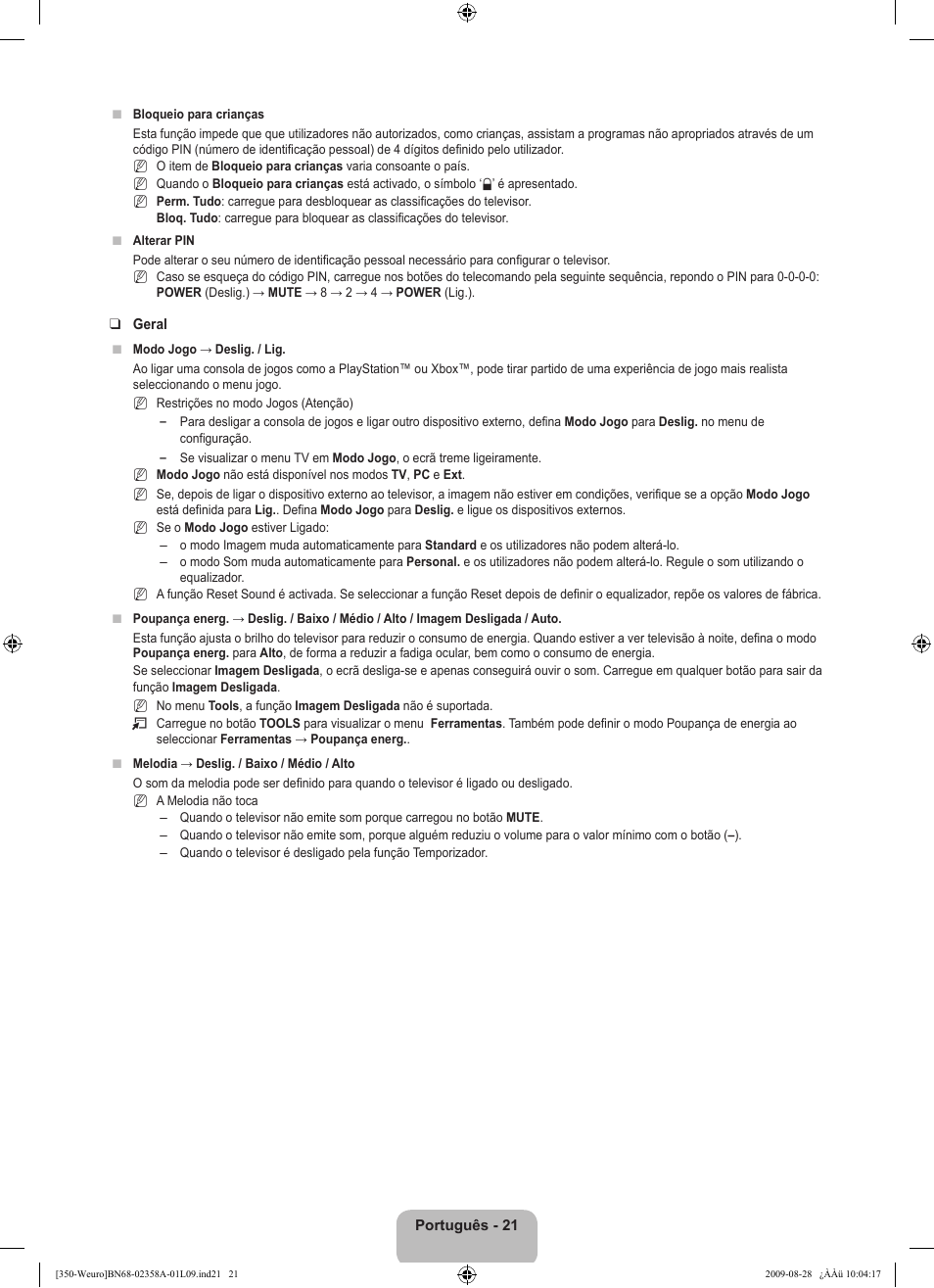 Samsung LE26B350F1W User Manual | Page 215 / 296