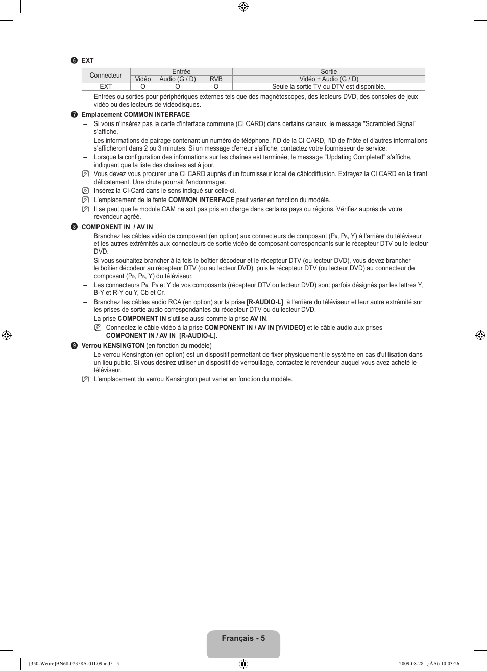 Samsung LE26B350F1W User Manual | Page 39 / 296