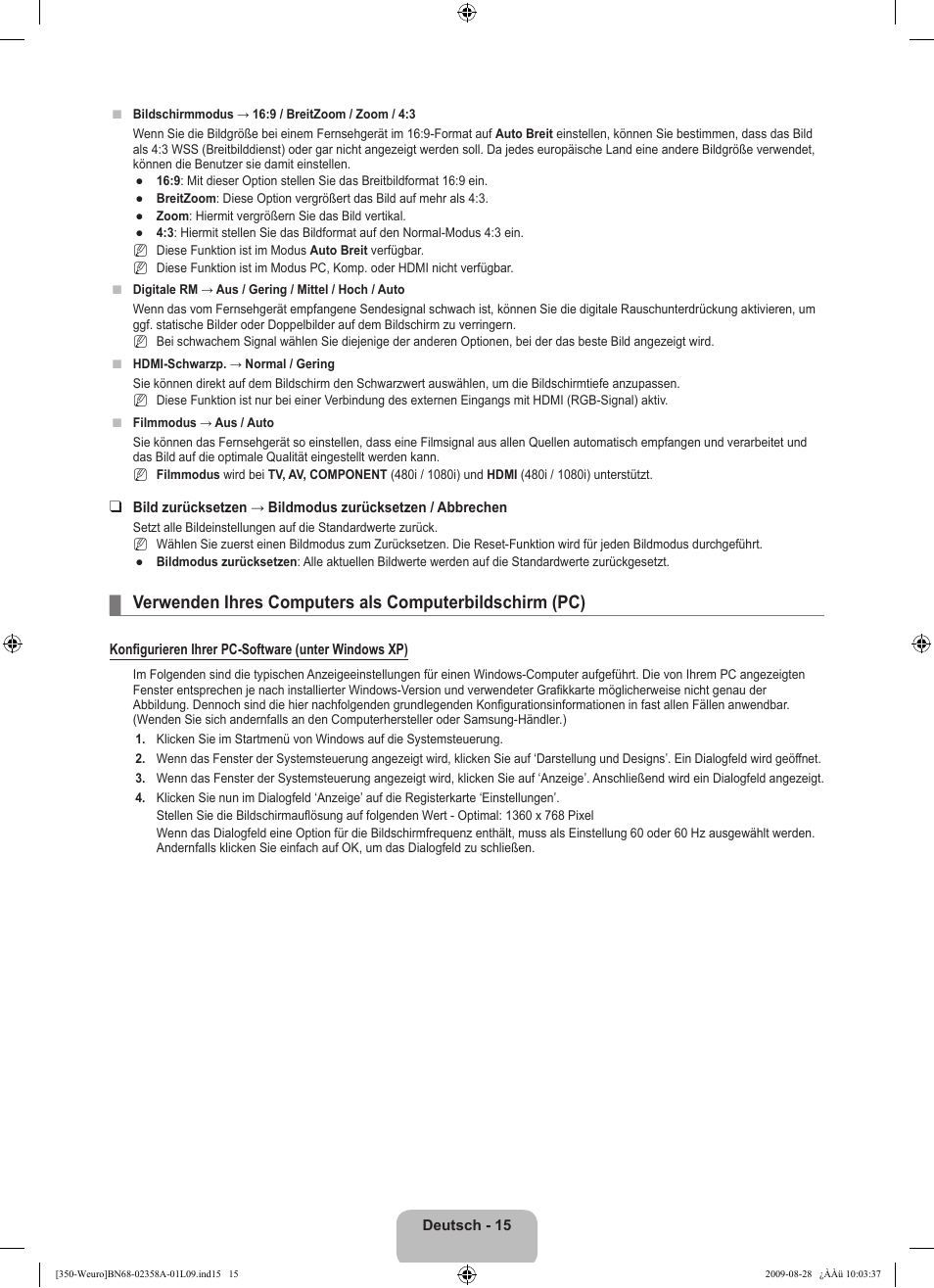 Samsung LE26B350F1W User Manual | Page 81 / 296