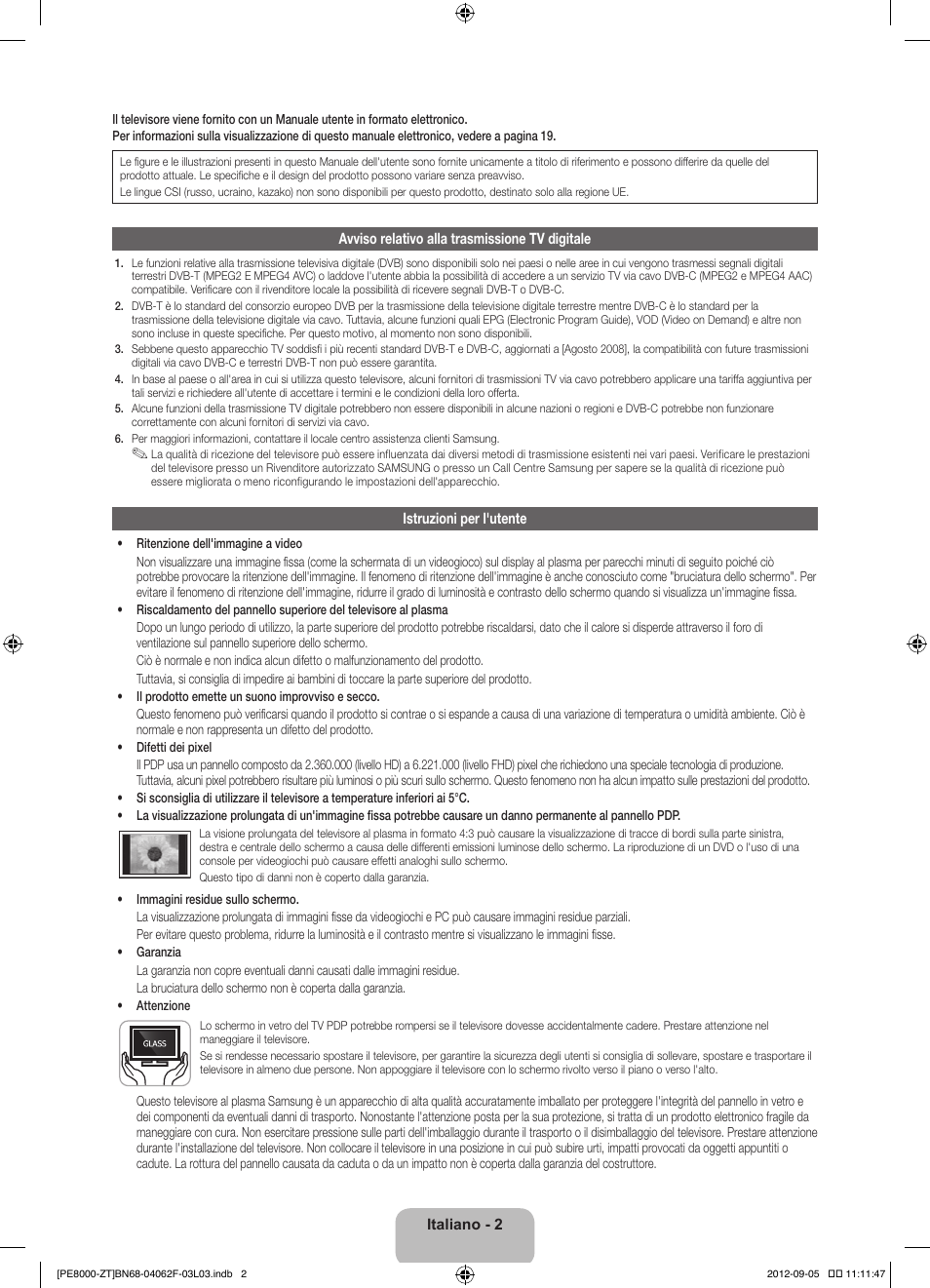 Samsung PS64E8000GQ User Manual | Page 25 / 71