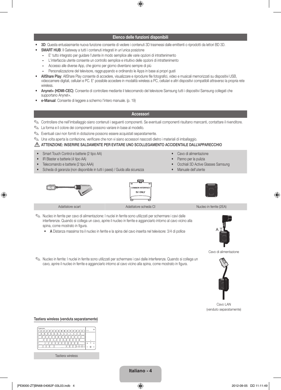 Samsung PS64E8000GQ User Manual | Page 27 / 71