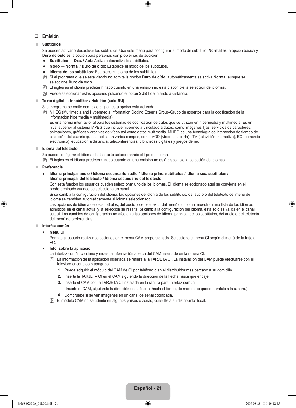 Samsung LE19B541C4W User Manual | Page 195 / 318