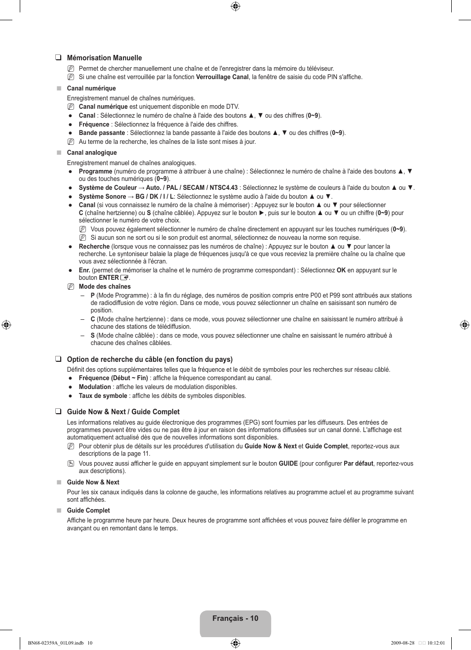Samsung LE19B541C4W User Manual | Page 46 / 318