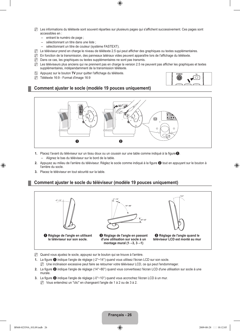 Samsung LE19B541C4W User Manual | Page 62 / 318