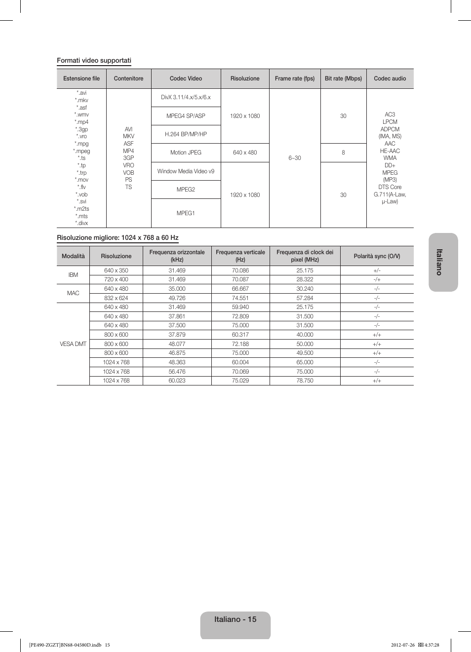 Samsung PS43E490B1W User Manual | Page 57 / 59