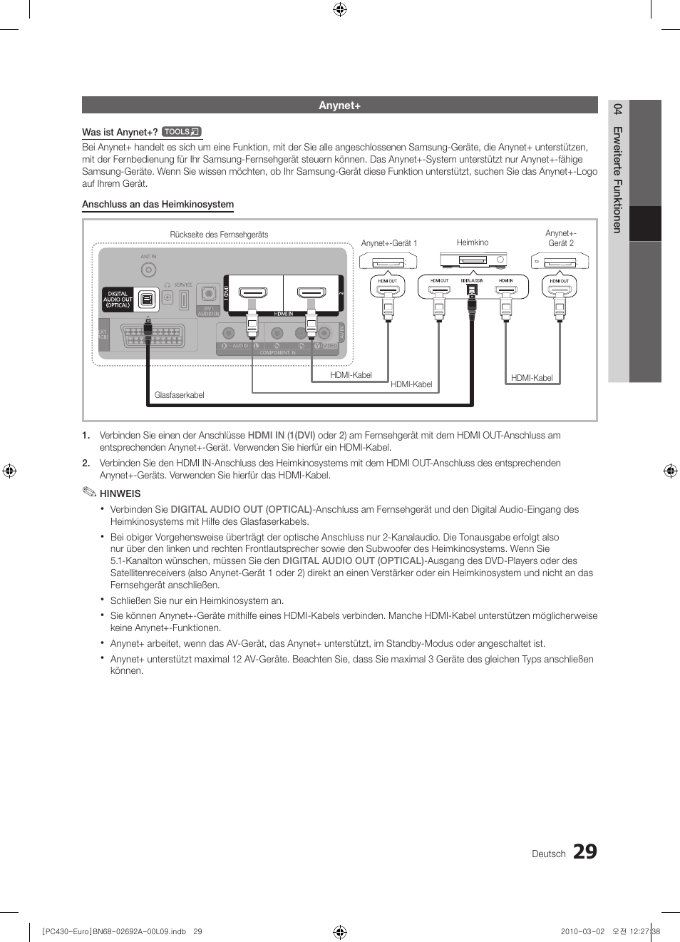 Samsung PS50C430A1W User Manual | Page 109 / 361