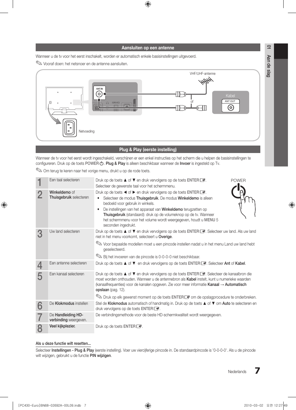 Samsung PS50C430A1W User Manual | Page 127 / 361