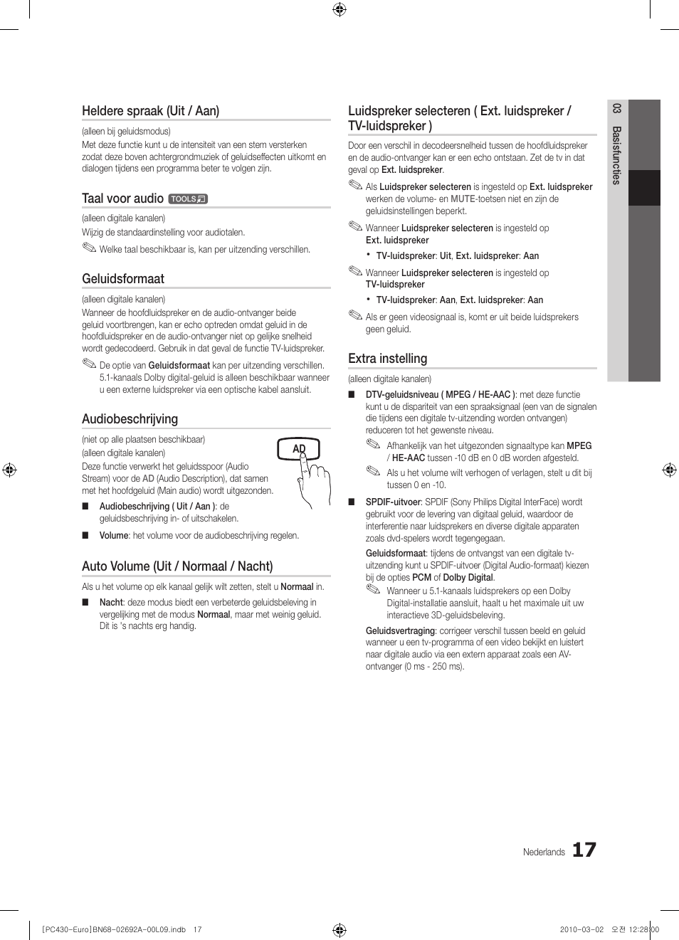 Samsung PS50C430A1W User Manual | Page 137 / 361