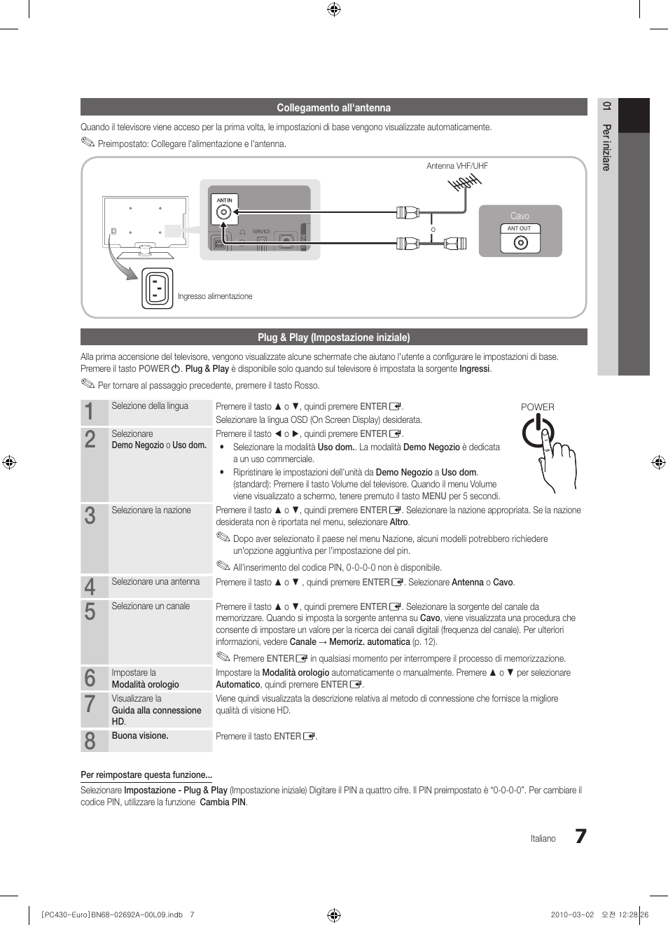 Samsung PS50C430A1W User Manual | Page 167 / 361