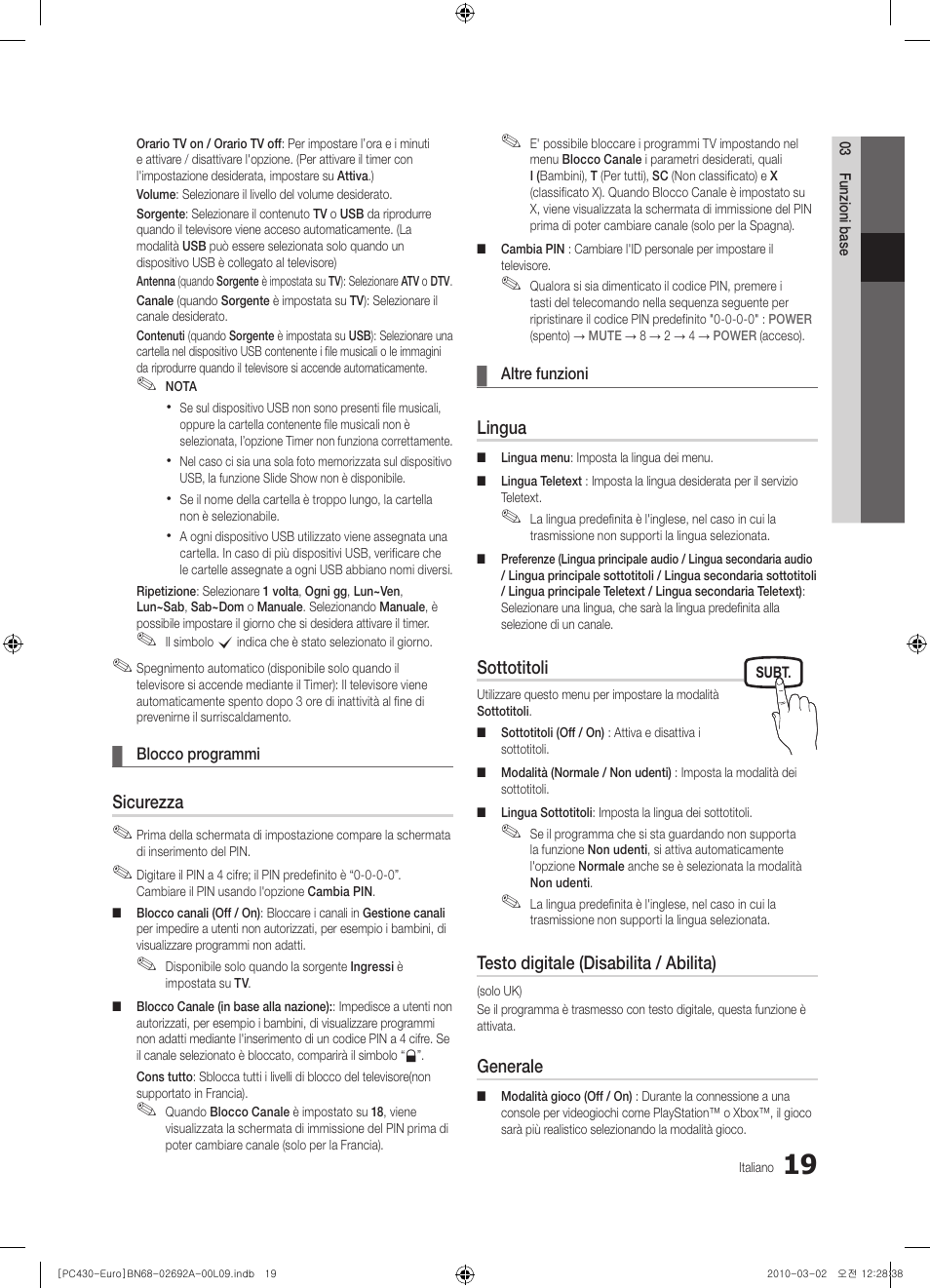 Samsung PS50C430A1W User Manual | Page 179 / 361