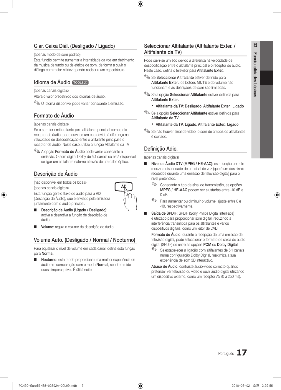 Samsung PS50C430A1W User Manual | Page 257 / 361