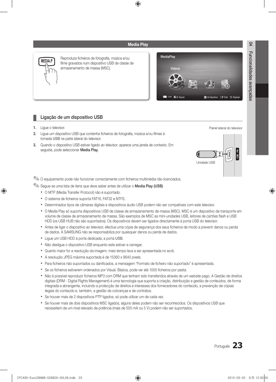 Samsung PS50C430A1W User Manual | Page 263 / 361