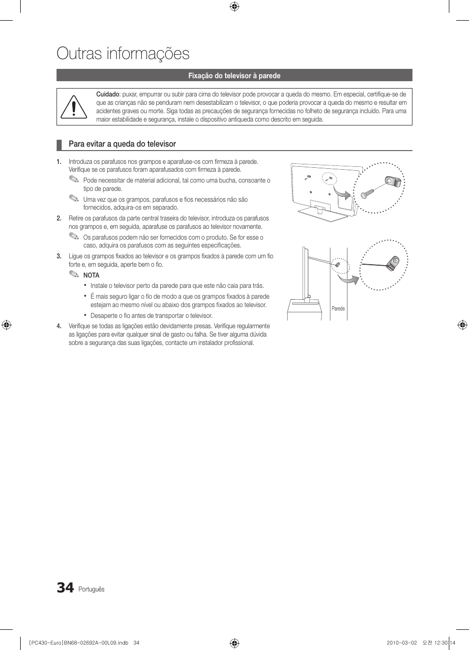 Outras informações | Samsung PS50C430A1W User Manual | Page 274 / 361